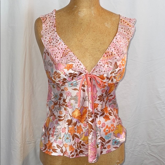 Victoria Secret Floral Flouncy PJ Set NWT